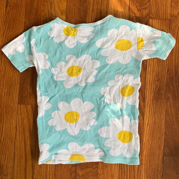 The Children’s Place Girls Size 6x/7 Daisy Short Sleeve Pajamas 2 piece set - Picture 4 of 9